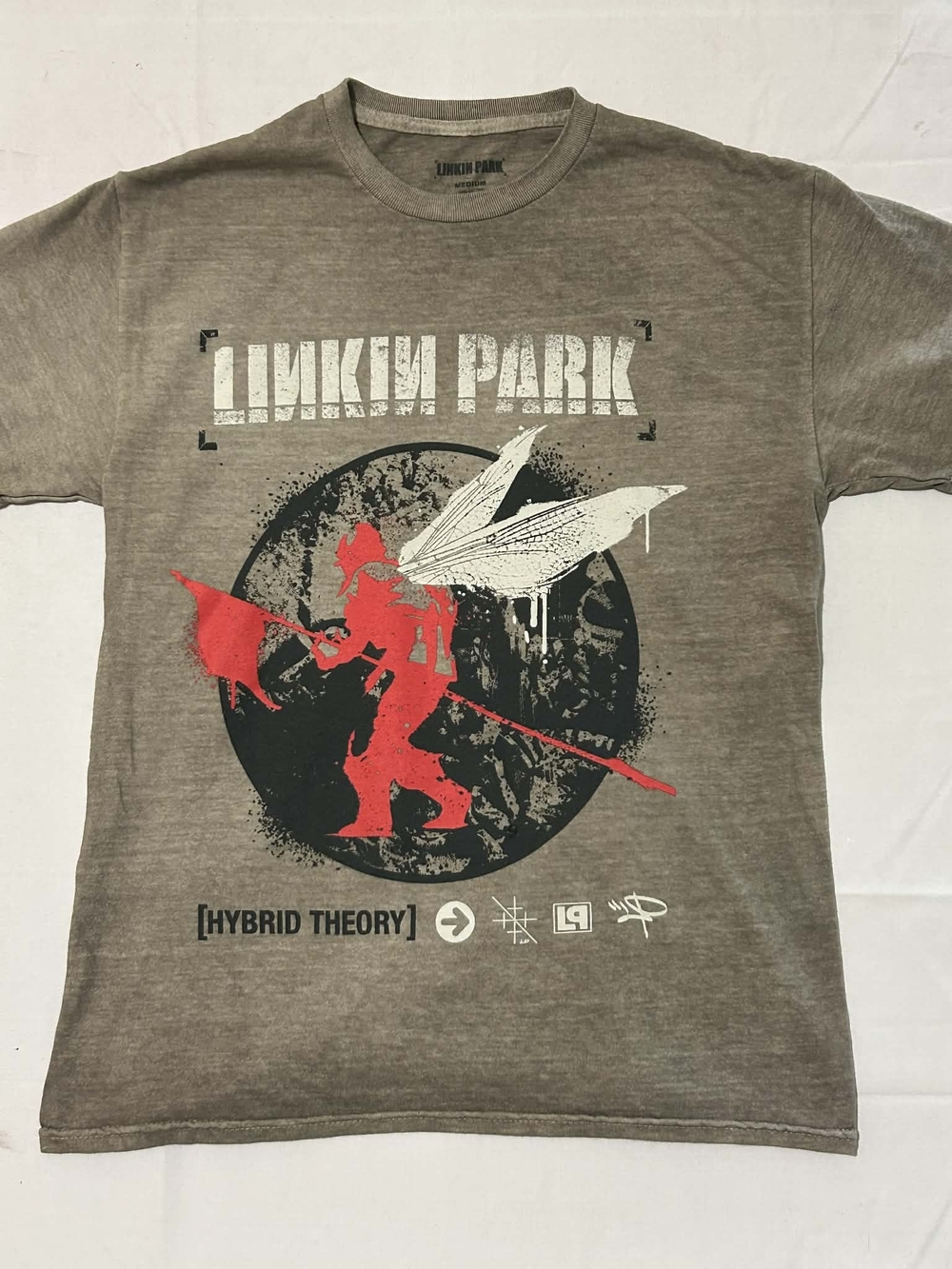 Linkin Park Hybrid Theory Band Tee Sz M Women’s L P2P 20-24 New